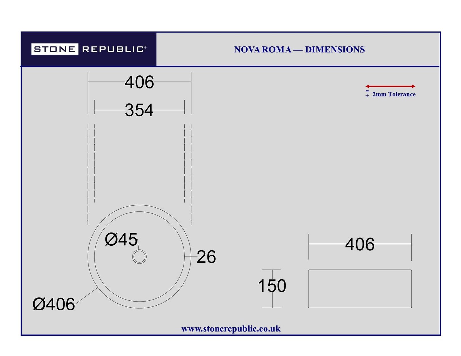 Basalt Nova Roma Basin 3 Basalt Nova Roma Basin - Image 3