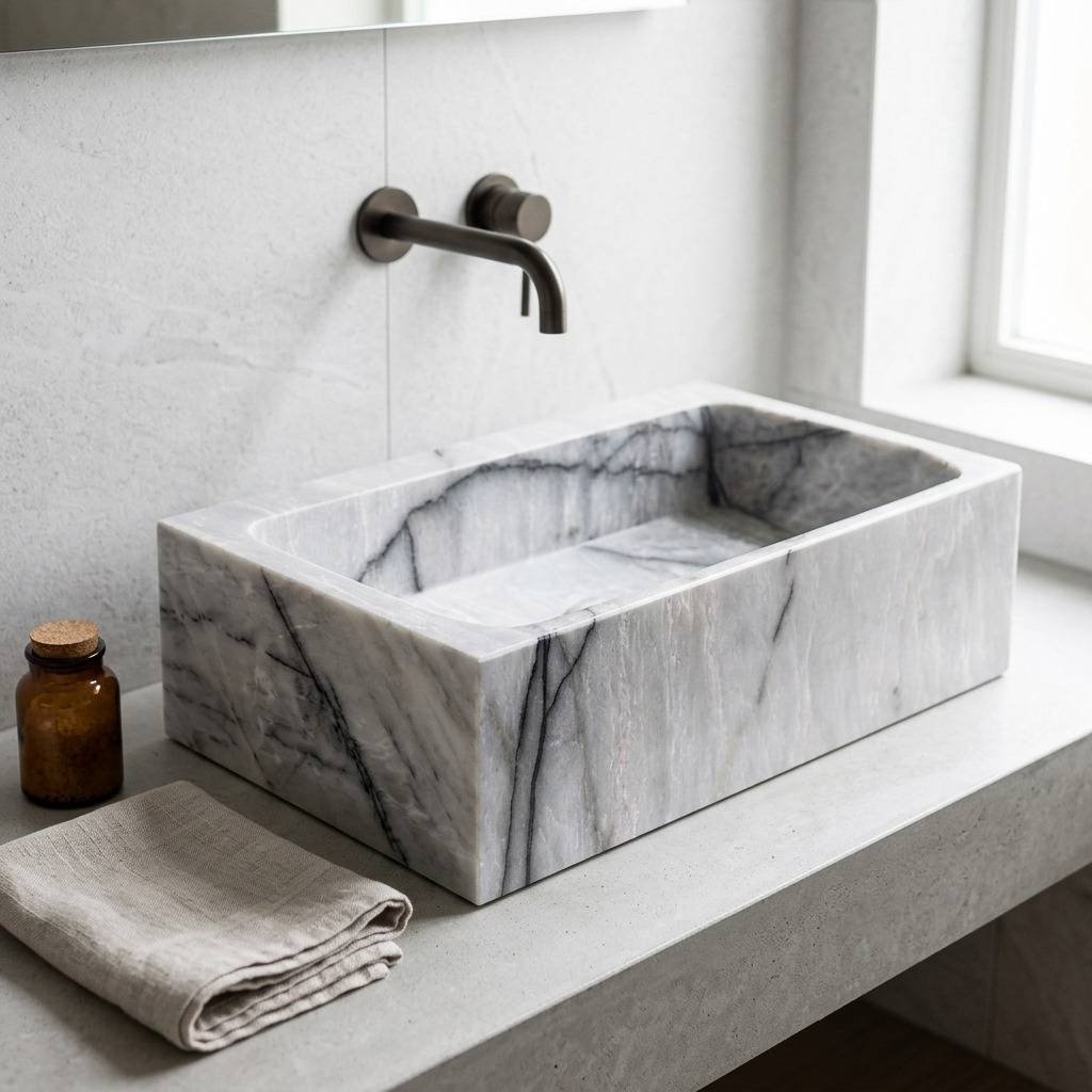 Lilac Tivoli Marble Basin