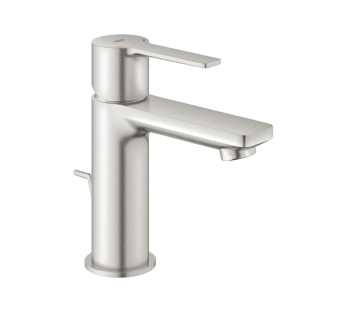Grohe Lineare Basin Mixer 1/2″ XS-Size Supersteel 1 basin mixer