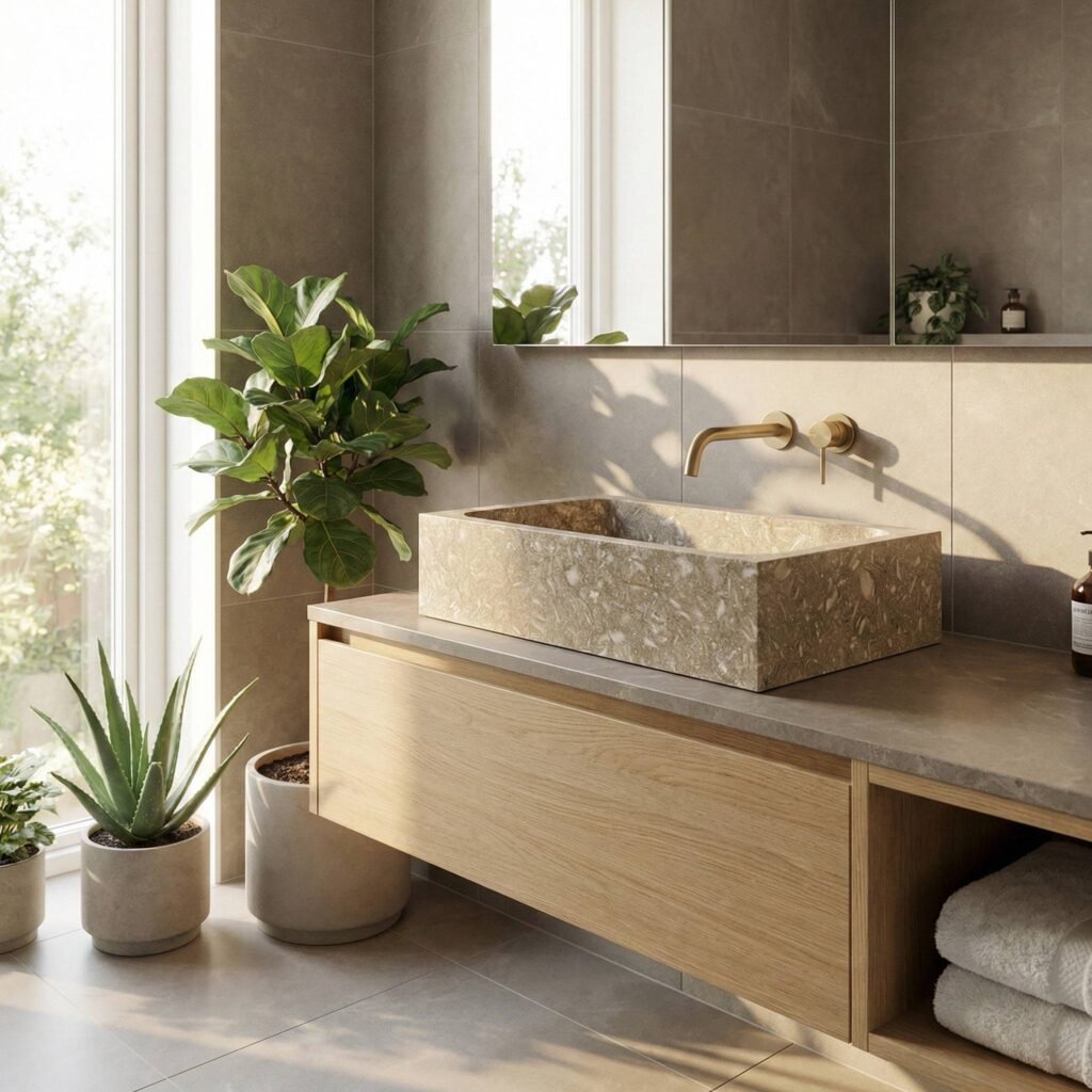 A La Verde Tivoli Marble Basin