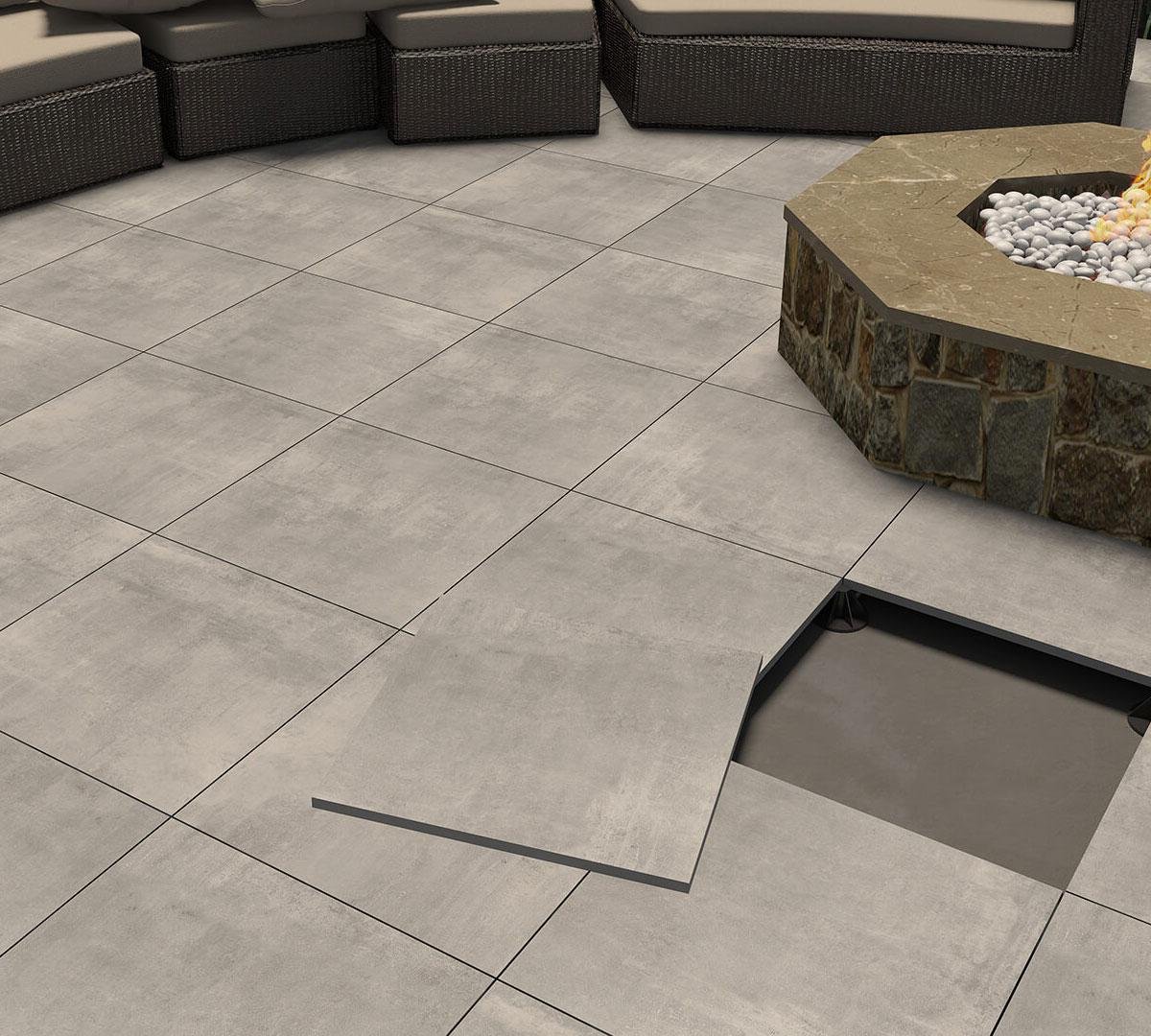 Beton Grey Concrete Effect Porcelain Tile 1 porcelain