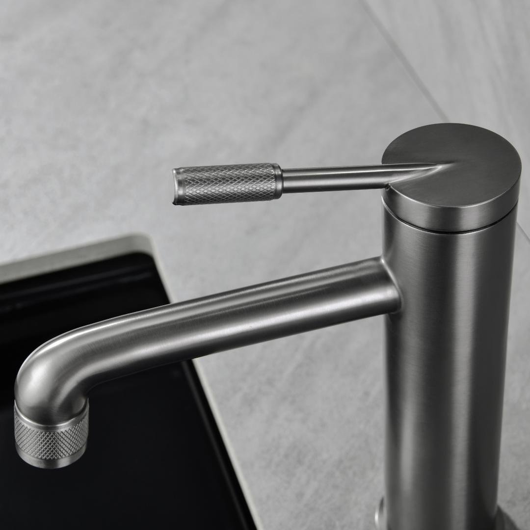 XL Vision Pro Gunmetal PVD Basin Mixer 2 XL Vision Pro Gunmetal PVD Basin Mixer - Image 2