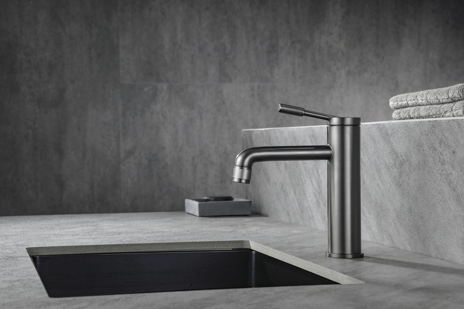 XL Vision Pro Gunmetal PVD Basin Mixer 1 basin mixer