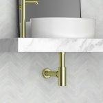 XL Vision Neo Brushed Gold PVD Bottle Trap