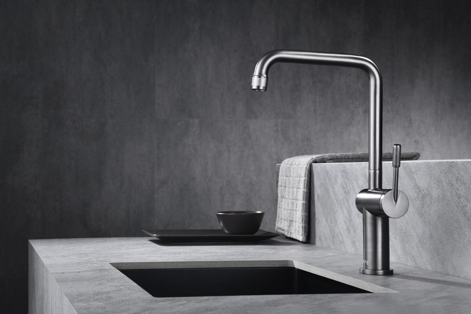 XL Vision - Pro Kitchen Mixer Gunmetal PVD Finish 1 Gunmetal Pro Kitchen Mixer