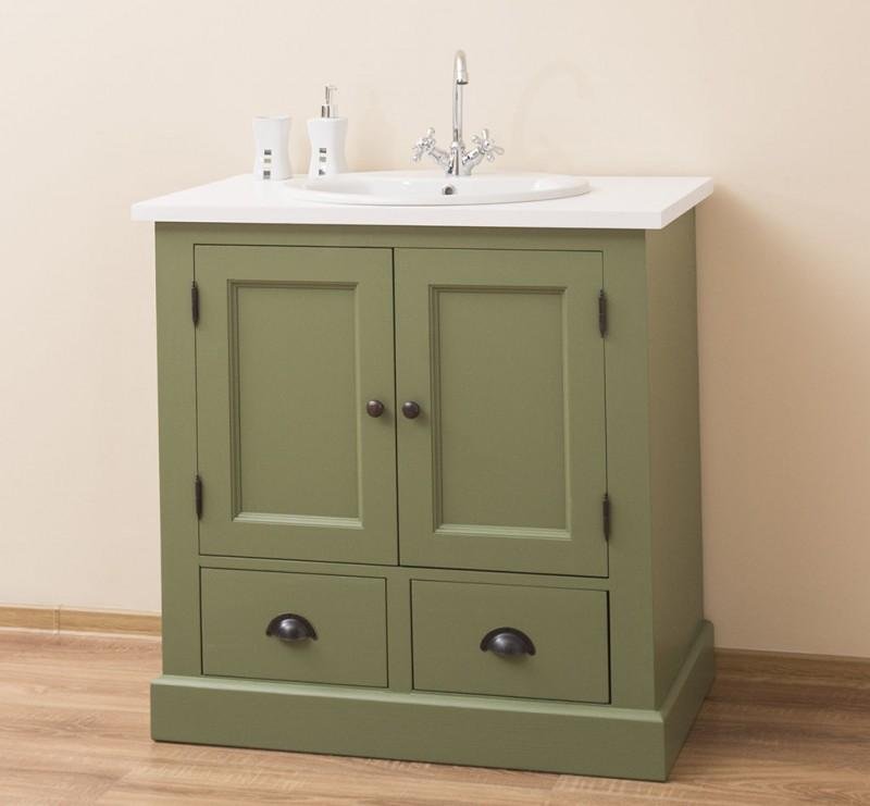 Benjamin Bathroom Cabinet 2 Doors & 2 Drawers 2 Benjamin Bathroom Cabinet 2 Doors & 2 Drawers - Image 2