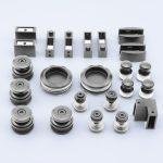 XL Vision Gunmetal PVD Corner Shower Door Application Set