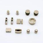 XL Vision Brushed Gold PVD Double Door Application Set for Corner Shower