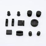 XL Vision Matt Black Double Door Application Set for Corner Shower