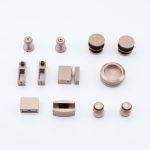 XL Vision Brushed Rose Gold PVD Double Door Application Set for Corner Shower
