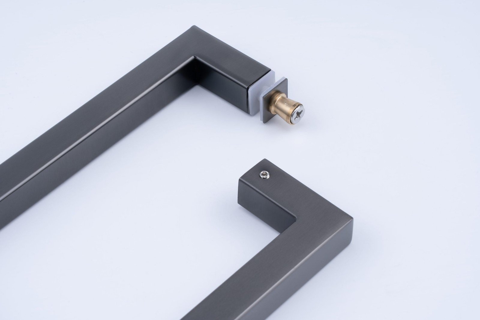 XL Vision Gunmetal PVD Shower Door Handle 6 XL Vision Gunmetal PVD Shower Door Handle - Image 6