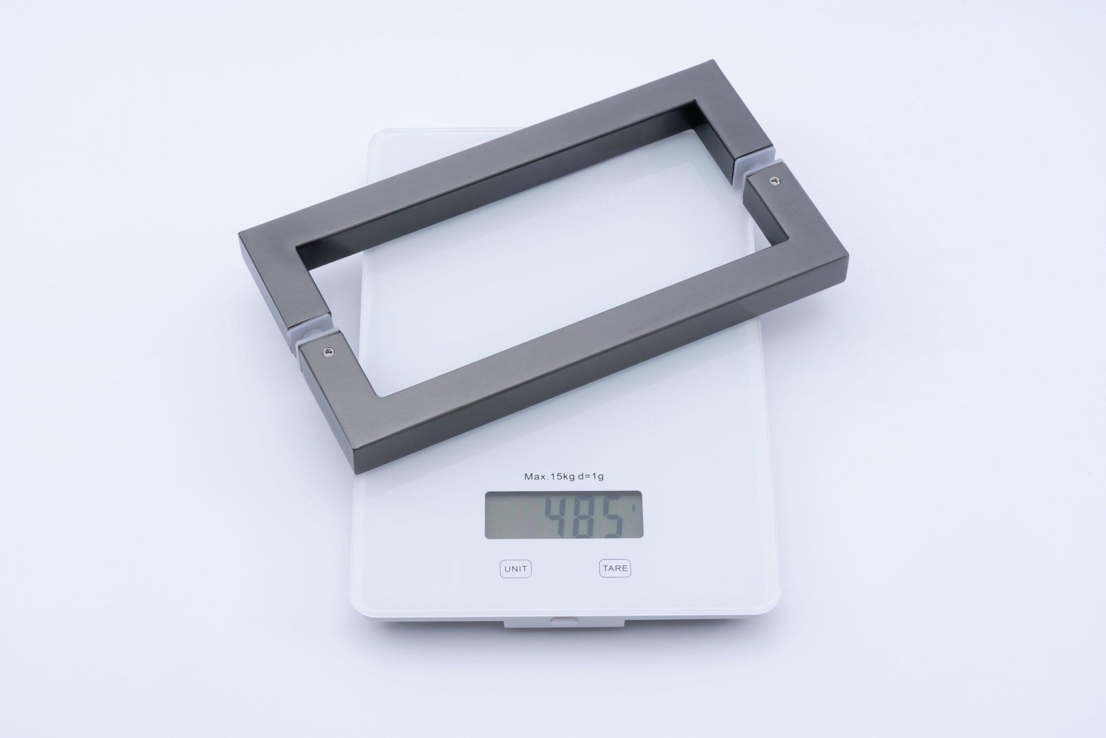 XL Vision Gunmetal PVD Shower Door Handle 2 XL Vision Gunmetal PVD Shower Door Handle - Image 2