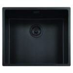 Lewes Kitchen Sink 500x400mm Black