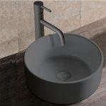 Matt Black Countertop Basin 460mm