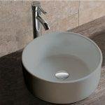 Matt Grey Countertop Basin 460mm
