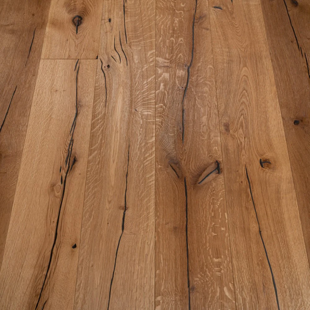 Classico Distressed Engineered Oak Wood Flooring 2 Natural look stylish wood flooring layed vertically