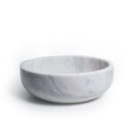 Star White Polished Marble Nova Roma Basin