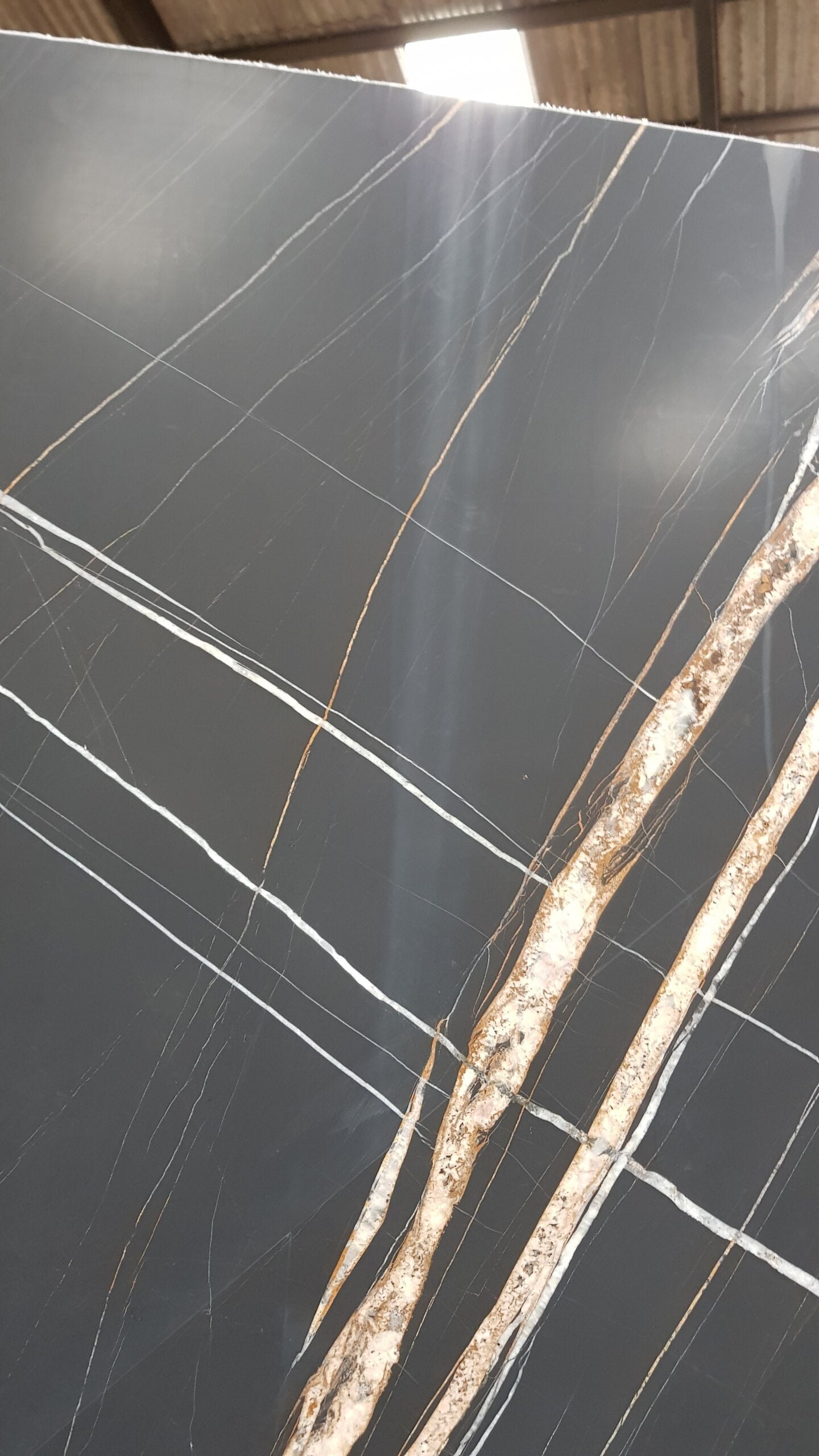 Sahara Noir Honed Marble Slab 4 Sahara Noir Honed Marble Slab - Image 4