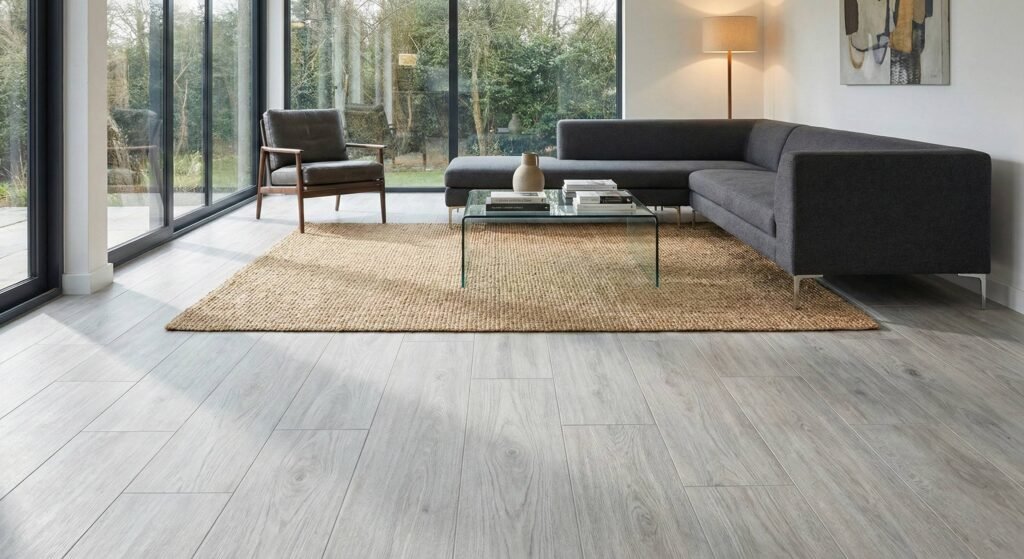 Nort Forest Grey Wood Effect Porcelain Tile