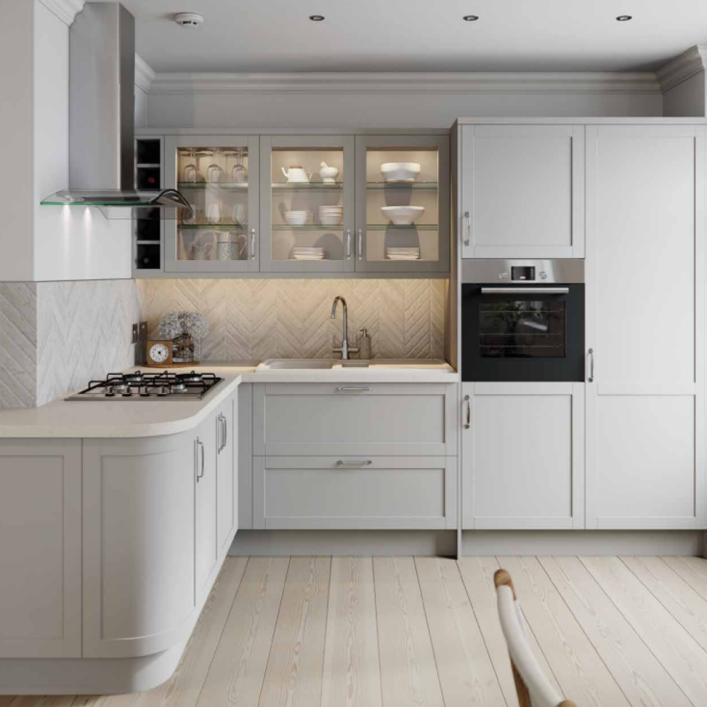 Stratford -Jigsaw Stratto - Natural Angle - Shaker Kitchen